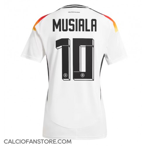 Maglia Calcio Germania Jamal Musiala #10 Prima Divisa Donna Europei 2024 Manica Corta